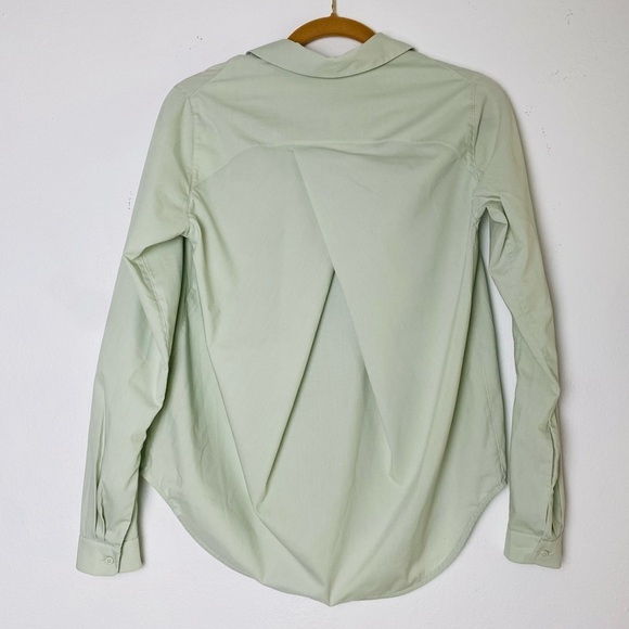 Lululemon Full Day Ahead Shirt Springtime/Mint Size 4 Button Down - Picture 9 of 14
